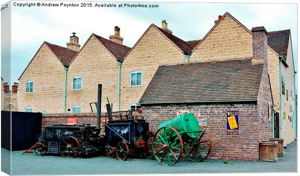  Old Victorian Machinery  Canvas Print by Andrew Poynton