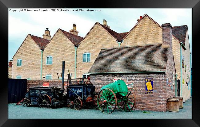  Old Victorian Machinery  Framed Print by Andrew Poynton