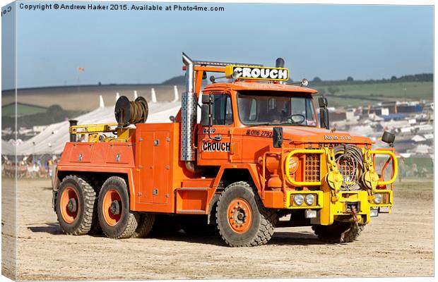1983 Scammell S24 Recovery 'The Final Chapter' Canvas Print by Andrew Harker