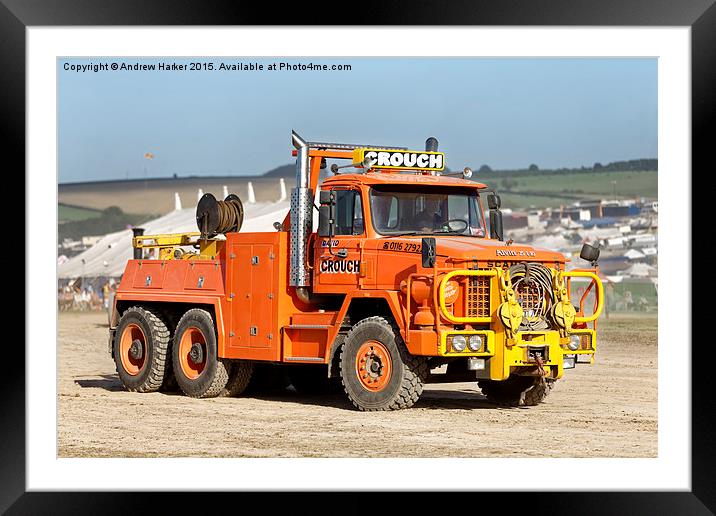 1983 Scammell S24 Recovery 'The Final Chapter' Framed Mounted Print by Andrew Harker
