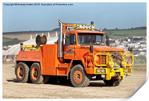 1983 Scammell S24 Recovery 'The Final Chapter' Print by Andrew Harker