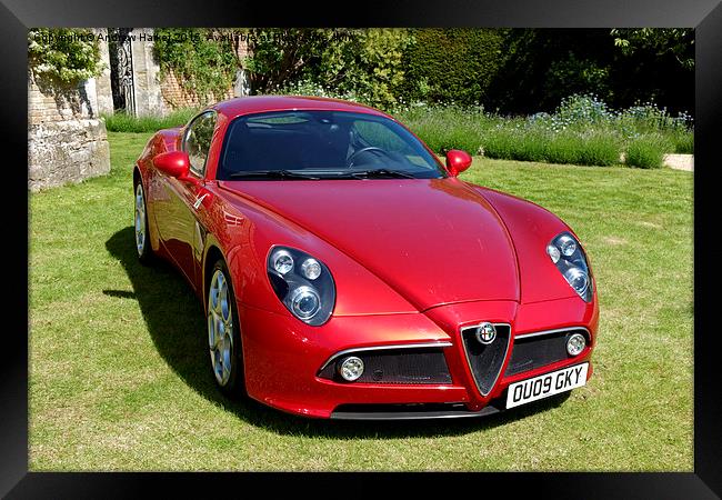 Alfa Romeo 8C Competizione Sports Coupe Framed Print by Andrew Harker