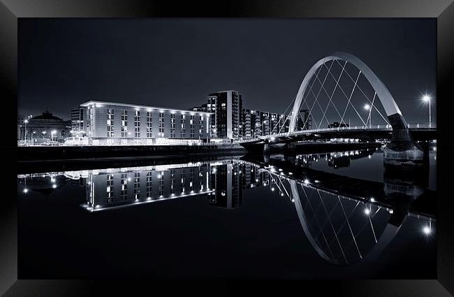  Glasgow Clyde Arc Framed Print by Stephen Taylor