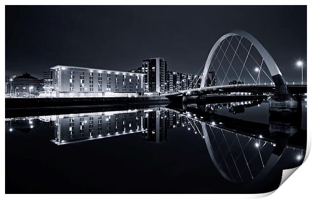  Glasgow Clyde Arc Print by Stephen Taylor