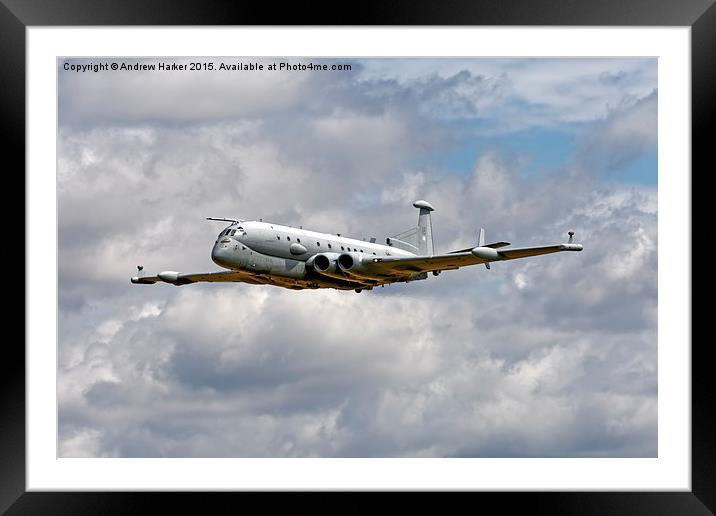 BAe Systems Nimrod MRA4   Framed Mounted Print by Andrew Harker