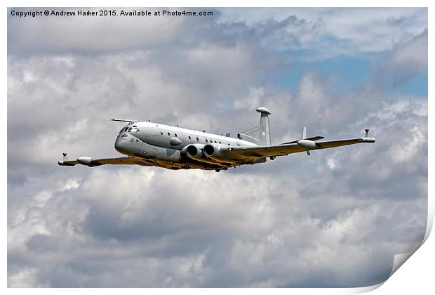 BAe Systems Nimrod MRA4   Print by Andrew Harker