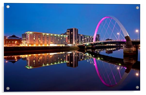 Glasgow Clyde Arc Acrylic by Stephen Taylor