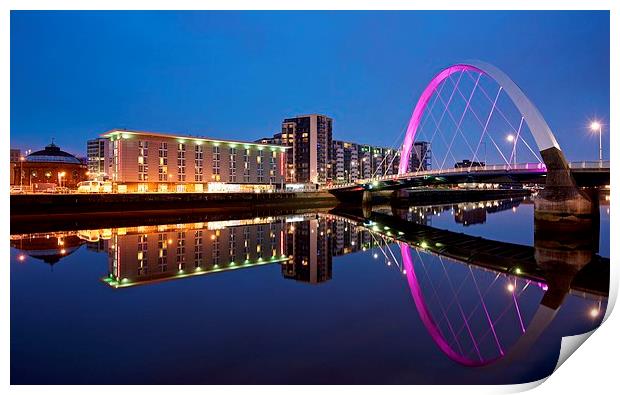 Glasgow Clyde Arc Print by Stephen Taylor