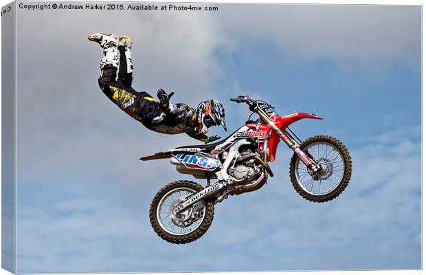 Bolddog Lings FMX Display Team Canvas Print by Andrew Harker