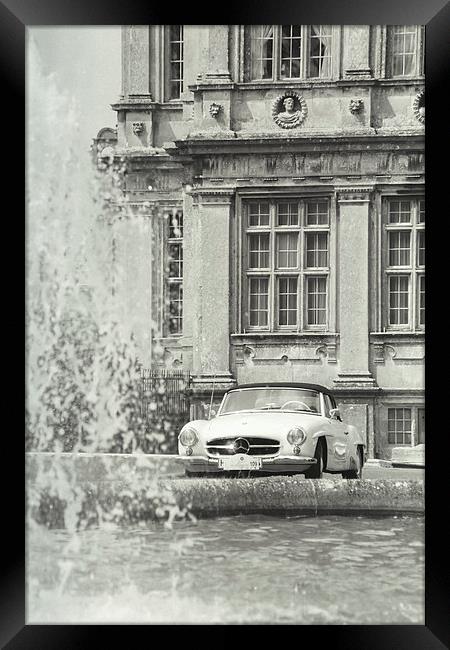 A classic Mercedes car at Longleat House Framed Print by Andrew Harker