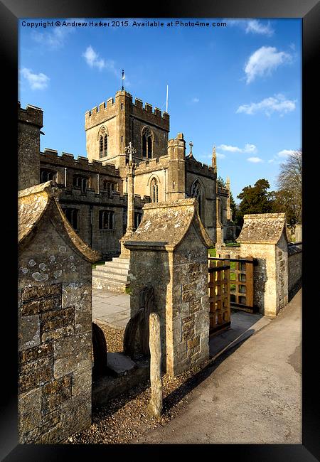 Edington Priory Church,Wiltshire,UK Framed Print by Andrew Harker