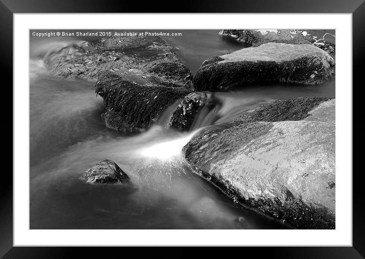 The Roche du Diable at Locunolé. Framed Mounted Print by Brian Sharland