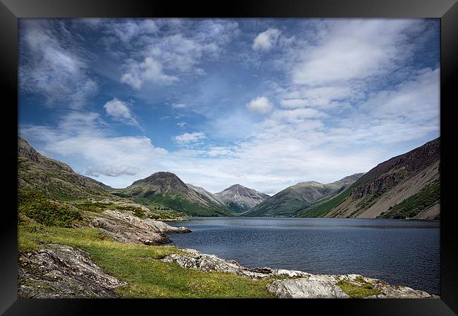 Wastwater Lake Cumbria  Framed Print by Jacqi Elmslie