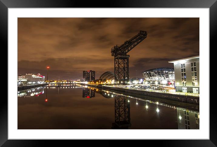  Finnieston Crane Glasgow Framed Mounted Print by Buster Brown
