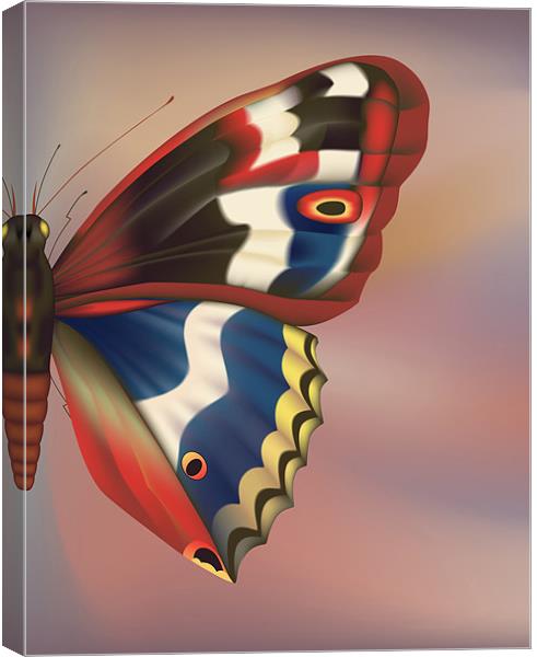 Butterfly Wings Canvas Print by Lidiya Drabchuk