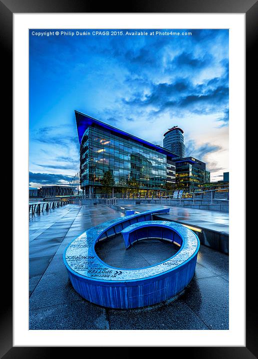  Urban Swirl At Sunset Framed Mounted Print by Phil Durkin DPAGB BPE4