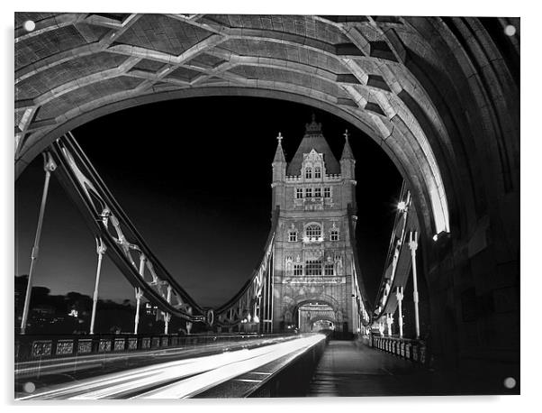 Tower Bridge London  Acrylic by Darren Galpin