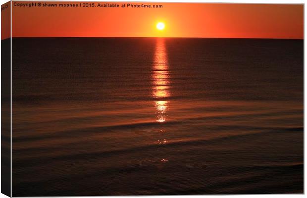  Sunrise from the Markland B&B Canvas Print by shawn mcphee I