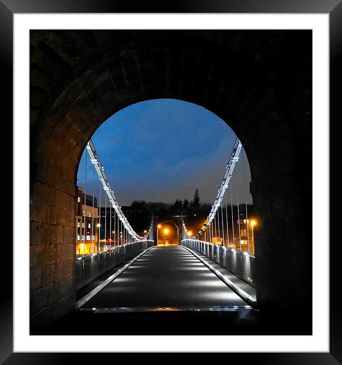  Wellington Bridge Aberdeen  Framed Mounted Print by ian jackson