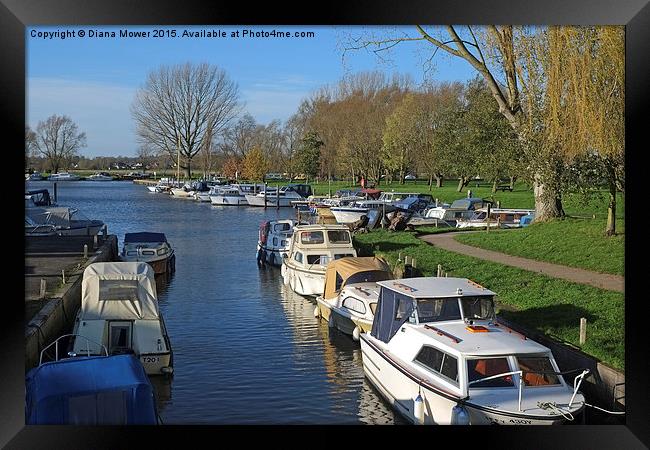  Beccles Suffolk Framed Print by Diana Mower