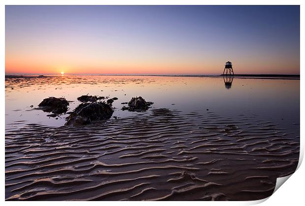  Low Tower Dovercourt Sunrise Print by Nick Rowland