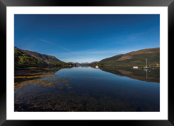  Loch Leven Framed Mounted Print by Nick Rowland