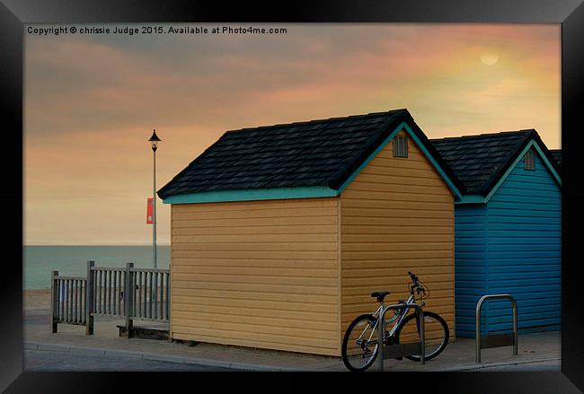  the beach huts  Framed Print by Heaven's Gift xxx68