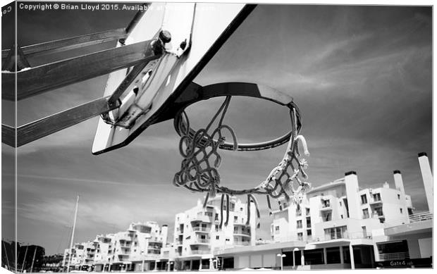  Hoop Dreams Canvas Print by Brian Lloyd