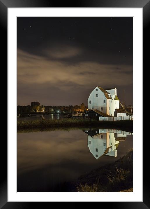  Woodbridge Tidemill Reflections Framed Mounted Print by Nick Rowland