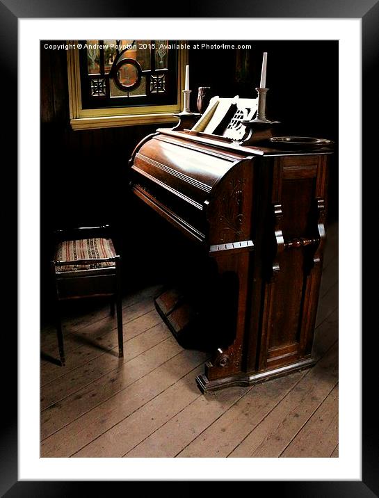  The Piano Framed Mounted Print by Andrew Poynton