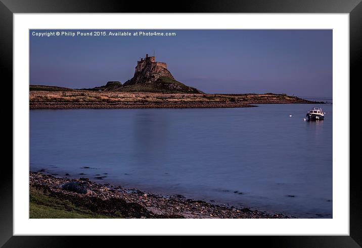 The Holy Island, Northumberland  Framed Mounted Print by Philip Pound