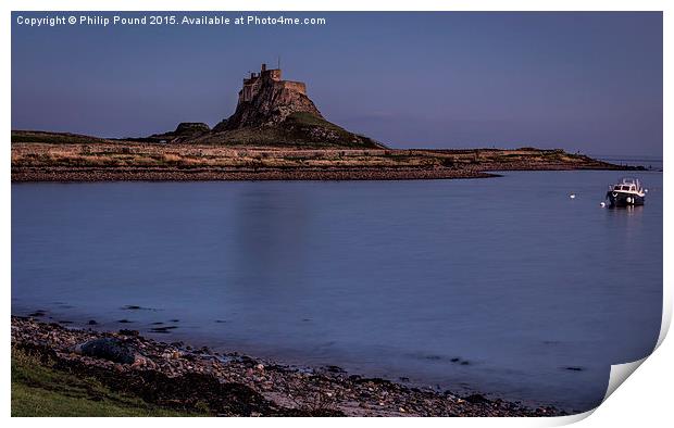 The Holy Island, Northumberland  Print by Philip Pound