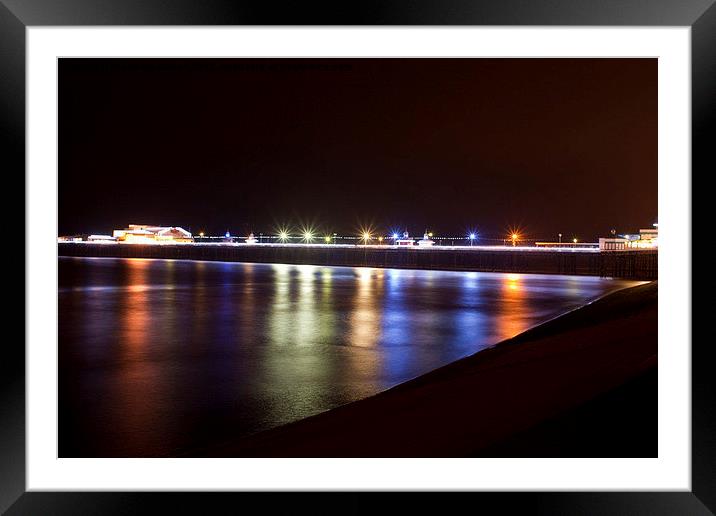 ITS ALL LIT UP Framed Mounted Print by andrew saxton