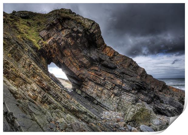 Hole in the Rock Print by Mike Gorton