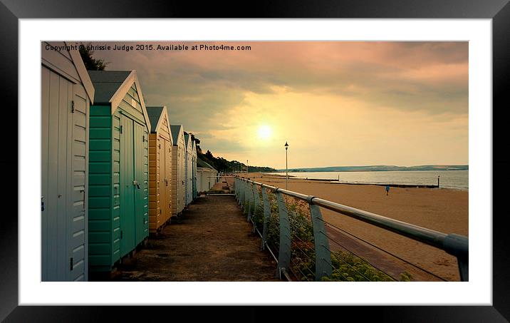  bournemouth beach huts  Framed Mounted Print by Heaven's Gift xxx68