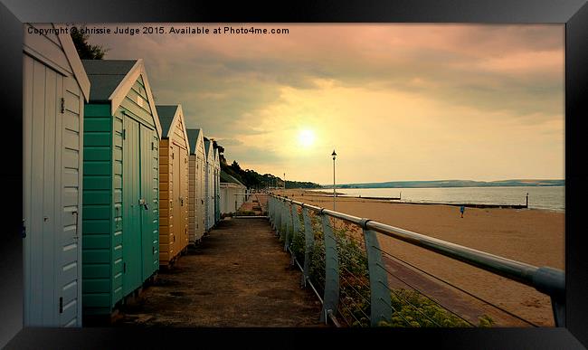  bournemouth beach huts  Framed Print by Heaven's Gift xxx68