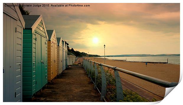  bournemouth beach huts  Print by Heaven's Gift xxx68