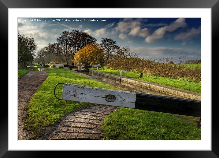  The Tardebigge Flight Framed Mounted Print by K7 Photography