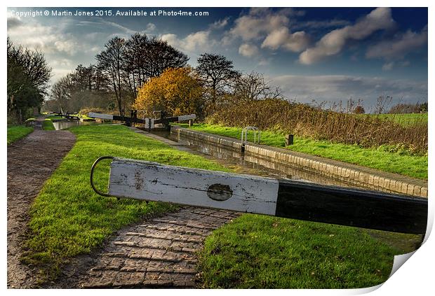  The Tardebigge Flight Print by K7 Photography