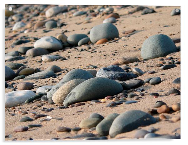  Rocks on A Beach Acrylic by Jackson Photography