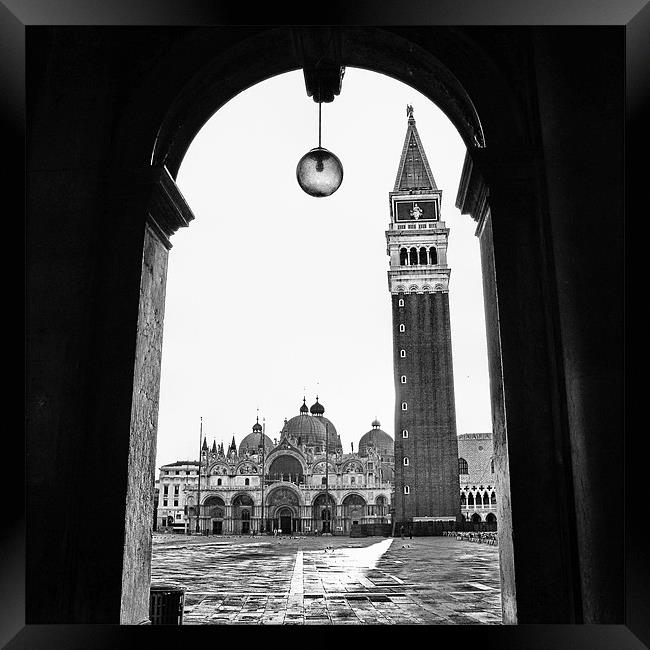 Piazza San Marco Framed Print by Abdul Kadir Audah