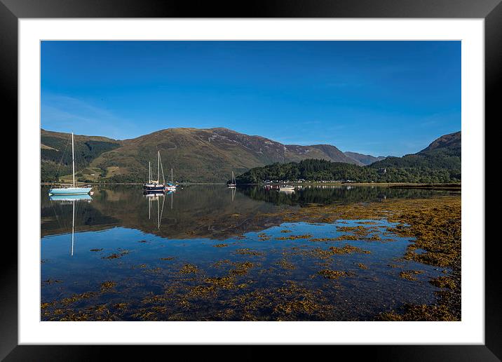  Loch Leven Reflections Framed Mounted Print by Nick Rowland