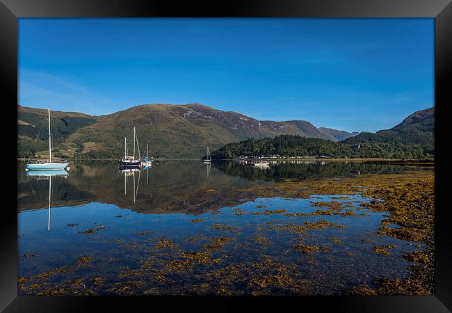  Loch Leven Reflections Framed Print by Nick Rowland