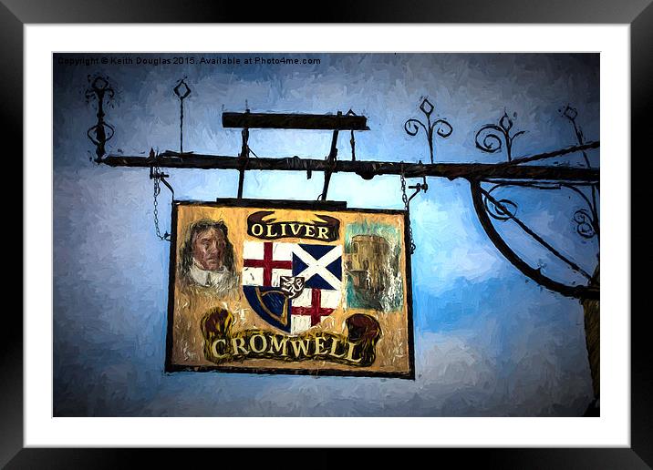 The Oliver Cromwell Framed Mounted Print by Keith Douglas