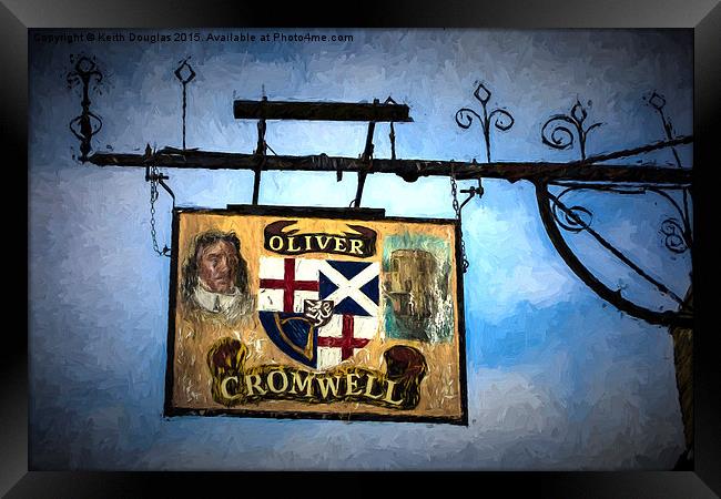 The Oliver Cromwell Framed Print by Keith Douglas