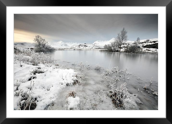  Winter Pond Framed Mounted Print by Grant Glendinning