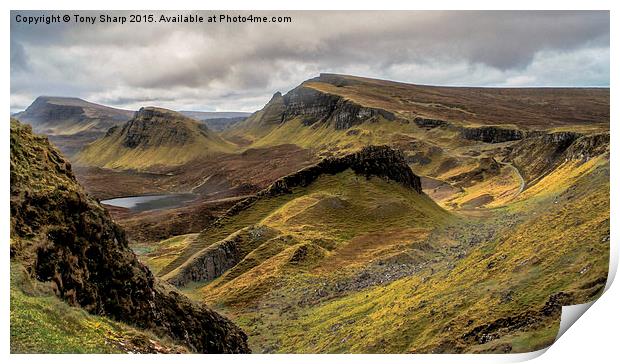  Quirrang, Isle of Skye Print by Tony Sharp LRPS CPAGB