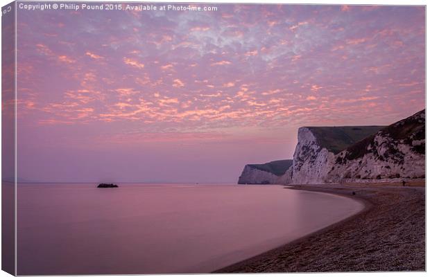  Jurassic Sunset Canvas Print by Philip Pound