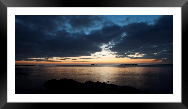  West coast sunset Framed Mounted Print by James Buckle