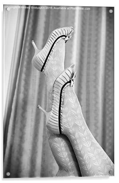 Shoes #6088 Acrylic by Andrey  Godyaykin